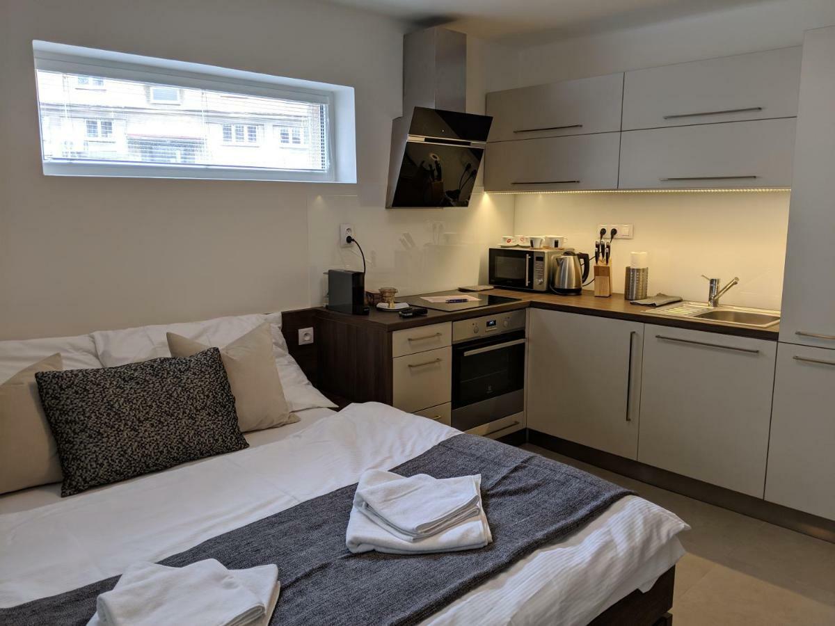 Ap10 - Apartments 4U Brezinova "Overnight Simply" Hradec Králové エクステリア 写真
